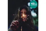 42cm Large Sparklers Party Sparkler for Birthdays Party Parties Wedding Low Smoke Gold Sparklers