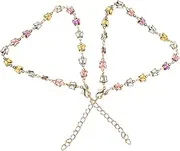 WOFASHPURET Decorative Women's Anklet 2pcs Butterfly Metal Anklet Adjustable Foot Chain for Occasions