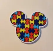 Autism Mickey Ears Magnetic Needle Minder Cross Stitch Embroidery Cover Holder