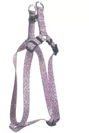 Yellow Dog Design Pink Tweed Step-in Dog Harness, Large-1" Wide and fits Chest C