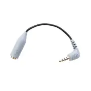 Boya BY-CIP2 3.5mm TRS to TRRS Adapter Convertor Cable for DSLR Camera Microp...