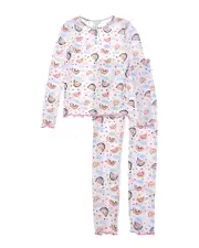 Rene Rofe 2pc Mix It Up Snug Fit Pajama Set