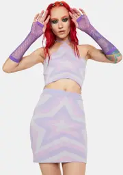 Starlight Galaxy Skirt Set