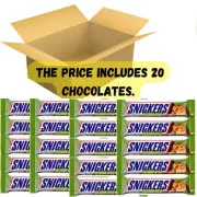 Chocolate candies hazelnut hazelnuts "SNICKERS" the order includes 20 pcs
