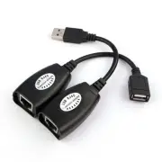 Krysma 1 Port USB Extender over CAT5 / CAT6 / CAT6A RJ45 UTP (Up to 50M) UCE60