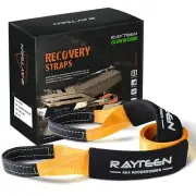 Genuine 20,000lb Xtreme Heavy Duty Tree Saver | 8.2ft x 3in Vehicle Tow Strap...