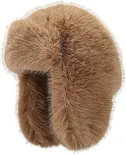 [Zcargel] Winter Hats Women Fuzzy Trapper Hat Warm Thick Soft Windproof Fluffy Furry Ski Hats Classic Ear Flaps Plush Cap