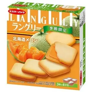 日本 LANGULY 伊藤 夾心 餅乾 薄燒 12枚入 黑巧克力 白巧克力 抹茶 哈密瓜