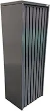 Parcel Pillar Letterbox Light Grey, Mailbox 1309L, Large Package Delivery Box Security Lock Storage, Modern Design, Made of Stainless Steel, Easy to Maintain, Ideal for Residential & Commercial Use