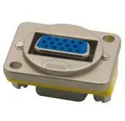 VGA Pass Through Panel Mount D-Series connector flange panel jack