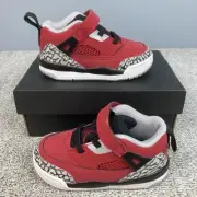 Jordan Spizike Low (TD) Toro Toddler Sz 6C Gym Red/Black-Wolf Gray FQ3952 600