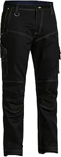 [BISLEY] WORKWEAR Men's X Airflow Ripstop Engineered Cargo Work Pant Black