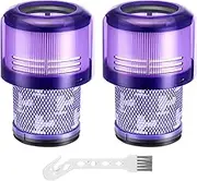 2 Pack V11 Vacuum Filters Replacement Compatible with Dyson V11 Cordless Vacuum Models V11 Animal, Torque Drive, Complete, Extra, V15 Detect, V15s Detect Submarine Vacuums, Replace Part # 970013-02