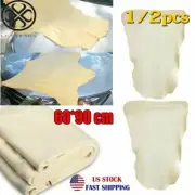 60x90cm Natural Chamois Leather Car Drying Towel Shammy Cleaning Cloth Absorbent