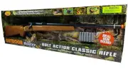 Electronic Toy Rifle Bolt Action Realistic Sounds Ejects Shells When Reloading
