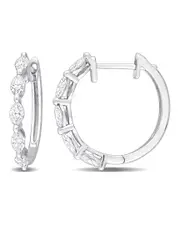 Rina Limor 14K 1.30 ct. tw. Diamond Clip-On Hoops