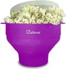 The Original Salbree Microwave Popcorn Popper, Silicone Popcorn Maker, Collap...