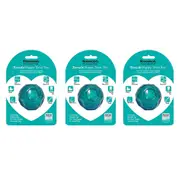 3x Rosewood BioSafe Puppy Treat Ball Pet Dog Dental Chew Bite Fun Play Toy Blue