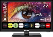 Sniper 22″ SMART LED Camping TV – webOS – Bluetooth 5.0, Wifi, Freeview Tuner, Satellite Tuner, Streaming & Catchup, 3 x HDMI, 2 x USB, Multimedia player, HD