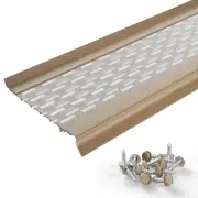 Micromesh 5 inch Gutter Guards Leaf Protection, 25 Feet Sample Pack Whicker, ...