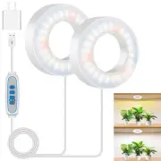 Grow Lights for Indoor Plants, 5000K 96 LEDs Full Spectrum Small Grow Light w...