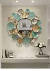 Big Wall Mirror With Frame Metal Round Decorative Mirror Home Decor Living Room