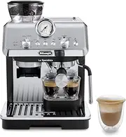 De'Longhi La Specialista Metal Barista Pump Espresso Machine, Bean to Cup Coffee and Cappuccino Maker, EC9155.MB, 1450W, Silver
