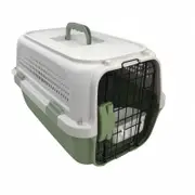 YES4PETS Medium Dog Cat Rabbit Crate Pet Kitten Carrier Parrot Cage Grey