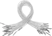 jojofuny 25Pcs Hat Elastic Ropes Versatile Elastic Fixing Cords for DIY Masks and Crafts for Parties Family Activities Halloween Events Lightweight and Safe Materials