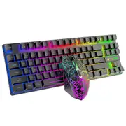 Ziyou Lang Wireless Gaming Keyboard And Mouse Combo,black