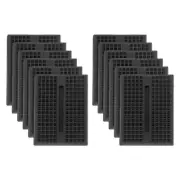 12pcs Mini Breadboard,Solderless Breadboard Small 170 Points,SYB-170,Black