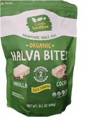 Little Brother Organic Halva Bites 21.2 Ounce, 30 Individually Wrapped Pieces