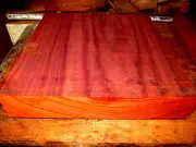 EXOTIC KILN DRIED PADAUK SOLID GUITAR BLANK LUMBER LATHE WOOD 19" X 14" X 2"