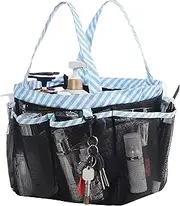 Mesh Shower Caddy Portable with Waterproof Inner Bag, Extra Large College Dorm Shower Caddy Basket, Bathroom Tote for Camping Gym