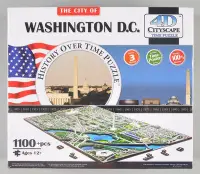 在飛比找Yahoo!奇摩拍賣優惠-WASHINGTON D.C 1100片 4D城市立體拼圖，