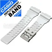 Casio White Watch Band - G-8900A-7 GA-100A-7A GR-8900A-7 GW-8900A-7 Rubber Strap