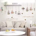 Beautiful Flower Plants Chlorophytum Removeable Wall Sticker Decor Sticker&DB