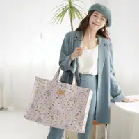 在飛比找momo購物網優惠-【uma hana】早安柯基戶外旅行大容量防水的方便行李袋(