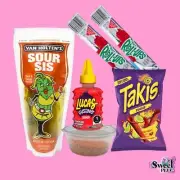 Sour Sis Van Holten's Pickle Kit - Lucas Chamoy, Tajin, Takis, Van Holten