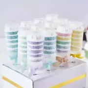 12 Pack Cake Pop Shooter with Display Box, Clear Plastic Push-Up Push