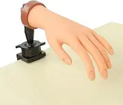 Practise Hand for Acrylic Nails,Mannequin Hands for Nails Practise,Nail Art Hand Nail Training Hand Nail Fake Hand Nail Hand Practise Acrylic Nail Hand 1Pcs
