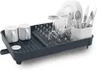 Joseph Joseph Expandable Dish Drainer Rack with Removable Cutlery Holder, | grey