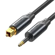 Vention BKCBI Toslink to Mini Toslink Optical Audio Cable - 3m - Black Aluminum alloy [BKCBI]