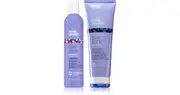 Shampoo and conditioner Milk Shake Silver Shine (neutralizer for yellow tones) 2x1 pcs