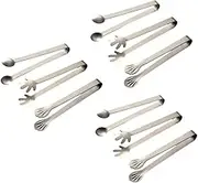 WAZIJ Sugar Tongs Cube Tongs Wedding Coffee and Appetizer Tongs Multifunctional Kitchen Food Tongs