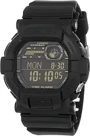 [Casio] GD350-1B Mens Black Digital Watch with Black Band