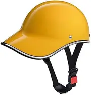 Adults Baseball Motorcycle Helmet for Men Women, Retro Motorcycle Half Helmet, Open Face Fashion Cap Helmet, Cruiser Chopper Moped Scooter Helmets DOT Certified