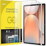 [JETech] Screen Protector for Samsung Galaxy Tab S10 Plus 2024/Tab S9 Plus/Tab S9 FE Plus 2023 12.4-Inch, with Easy Installation Frame, Tempered Glass Film, HD Clear, 2-Pack