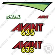 Fits Avant 635 Decal Kit Mini Loader - 7 YEAR OUTDOOR 3M VINYL!