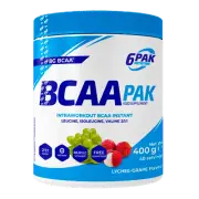 6PAK BCAA PAK 400g JAR LYCHEE-GRAPE